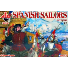 Іспанські моряки 16-17 століття, набір 1 1:72