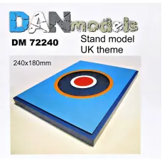 Подставка для моделей. Тема: Великобритания. Опознавательный знак ВВС (180x240 мм) 1:72
