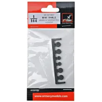 Колеса для бомбардировщика-разведчика BAC TSR.2 с утяжеленными шинами 1:144