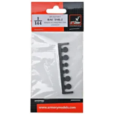 Колеса для бомбардировщика-разведчика BAC TSR.2 с утяжеленными шинами 1:144