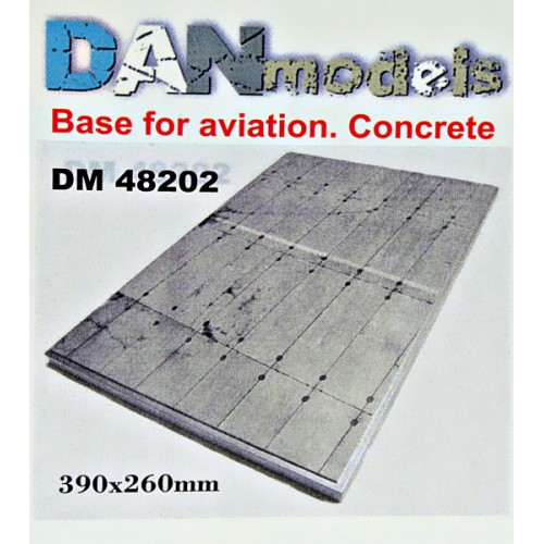 Афтермаркет Подставка для моделей. Тема: Бетонка. Стоянка самолета (390x260 мм) 1:48