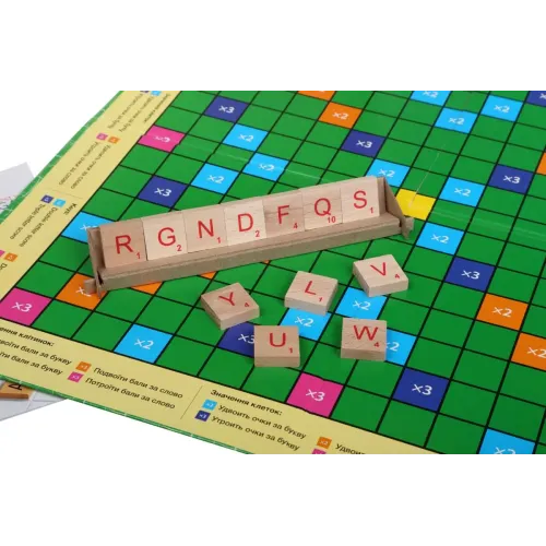 Настільна гра Ерудит Еліт. Граємо трьома мовами (ERUDITE)