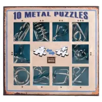 10 Metal Puzzle Blue | Блакитний набір