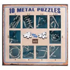 10 Metal Puzzle Blue | Блакитний набір