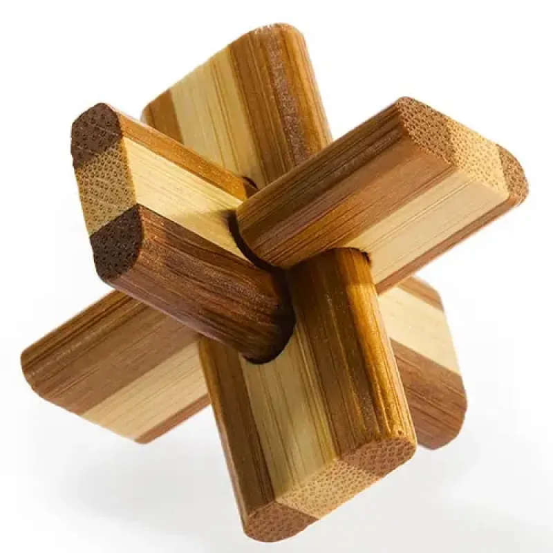 Головоломка Двойной Крест | Doublecross 3D Bamboo