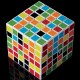 Кубики Рубіка V-CUBE 6x6 White | Кубик 6х6 белый плоский