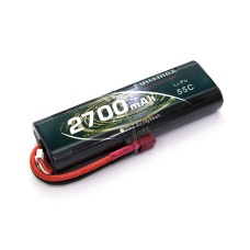 Аккумулятор Fullymax 7.4V 2700mAh Li-Po 2S1P 55C, T-plug HardCase