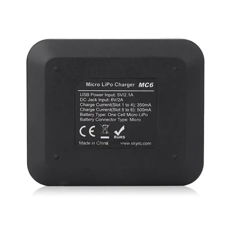 Зарядное устройство SkyRC MC6 500mA 6х1S LiPo