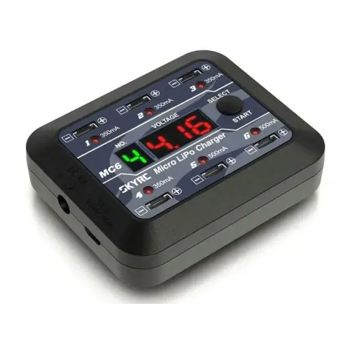 Li-Pol (литий-полимерные) Зарядное устройство SkyRC MC6 500mA 6х1S LiPo