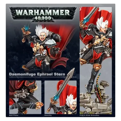 Adepta Sororitas DAEMONIFUGE EPHRAEL STERN & KYGANIL