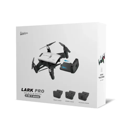 Квадрокоптеры Квадрокоптер с камерой Wowitoys LARK PRO H4822 с оптической стабилизацией
