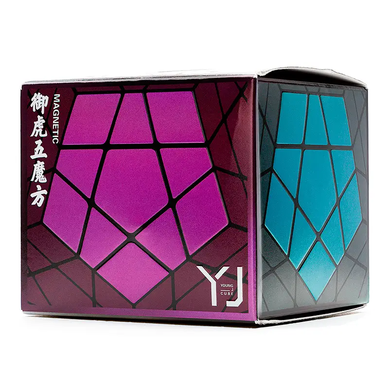 Головоломка YJ YuHu 2М Megaminx Stickerless | Мегамінкс магнітний YJ