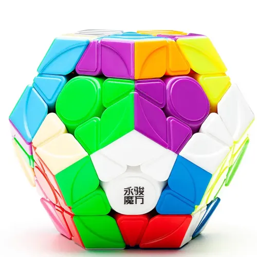Головоломка YJ YuHu 2М Megaminx Stickerless | Мегамінкс магнітний YJ
