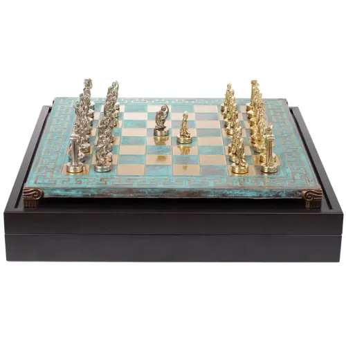 Шахи Шахи Manopoulos Битва титанів у дерев'яному футлярі 36 х 36 см 4.8 кг (S18MTIR)