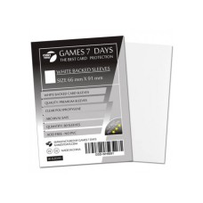 Протектори для карт Games7Days (66 х 91 мм, MTG, 80 шт.) White (PREMIUM)