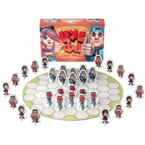 Настільна гра Камінь, Ножиці, Папір - ЦУ-Є-ФА!