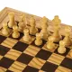 Шахматы SW43B40H шахматы Manopoulos Olive Burl Chessboard 40cm with Staunton Chessmen
