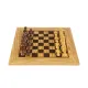 Шахматы SW43B40H шахматы Manopoulos Olive Burl Chessboard 40cm with Staunton Chessmen