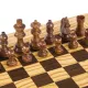 Шахматы SW43B40H шахматы Manopoulos Olive Burl Chessboard 40cm with Staunton Chessmen