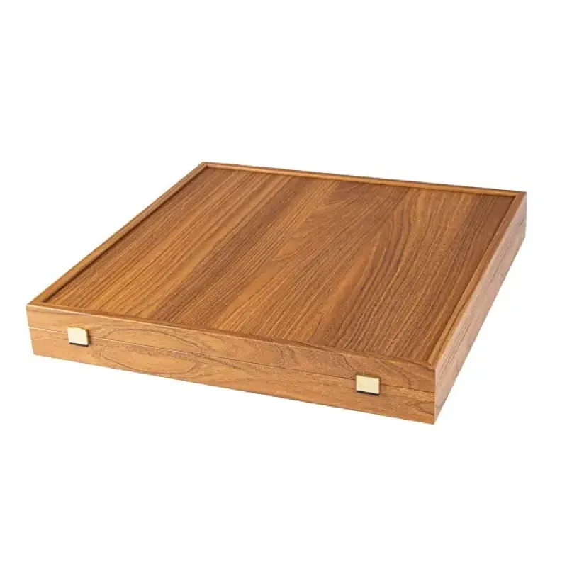 SW43B40H шахматы Manopoulos Olive Burl Chessboard 40cm with Staunton Chessmen