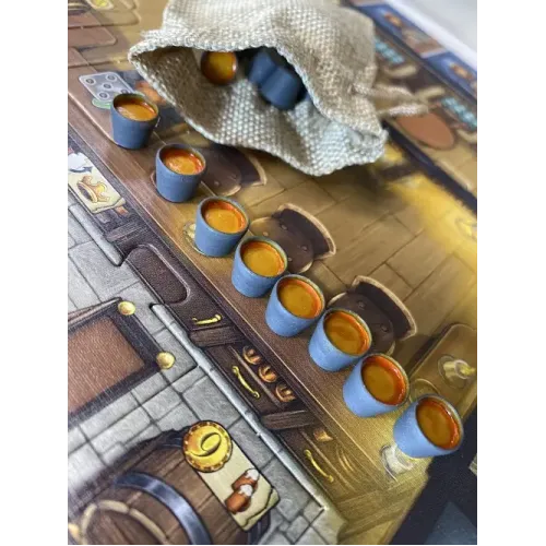 Игровые элементы Таверни Тіфенталя. Набір преміальних токенів шнапсу (20 шт.)