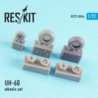 Смоляные колеса для вертолета UH-60 (все модификации) 1:72