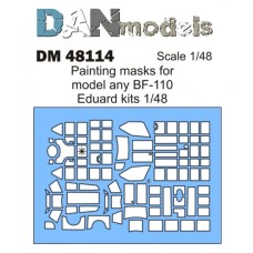 Маска для модели самолета BF-110 (Eduard) 1:48
