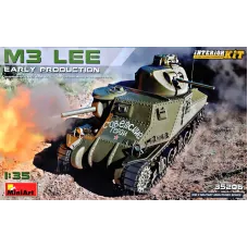Танк M3 Lee, раннего выпуска с интерьером 1:35