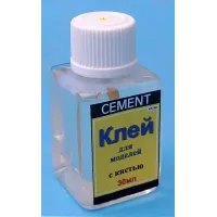 Клей для пластиковых моделей с кистью, 30 мл