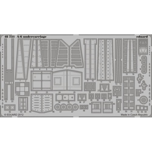 Фототравление Фототравление 1/48 А-6 шасси, рекомендовано для KIN (EDU-48731) Масштаб: 1:48