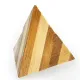 Головоломка Піраміда | Pyramid Puzzle 3D Bamboo