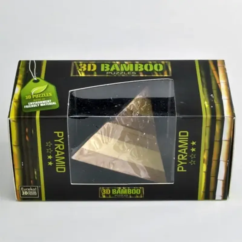 Головоломка Пирамида | Pyramid Puzzle 3D Bamboo