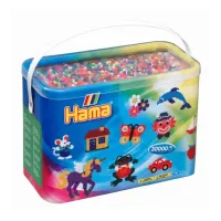 Термомозаїка HAMA Набір кольорових намистин MIDI 5+, 30000шт, 22 кольора