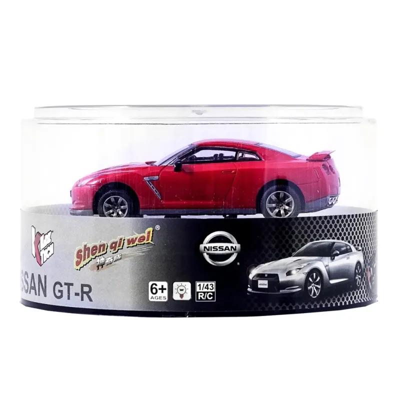 Машинка ShenQiWei микро р/у 1:43 лиценз. Nissan GT-R (красный)