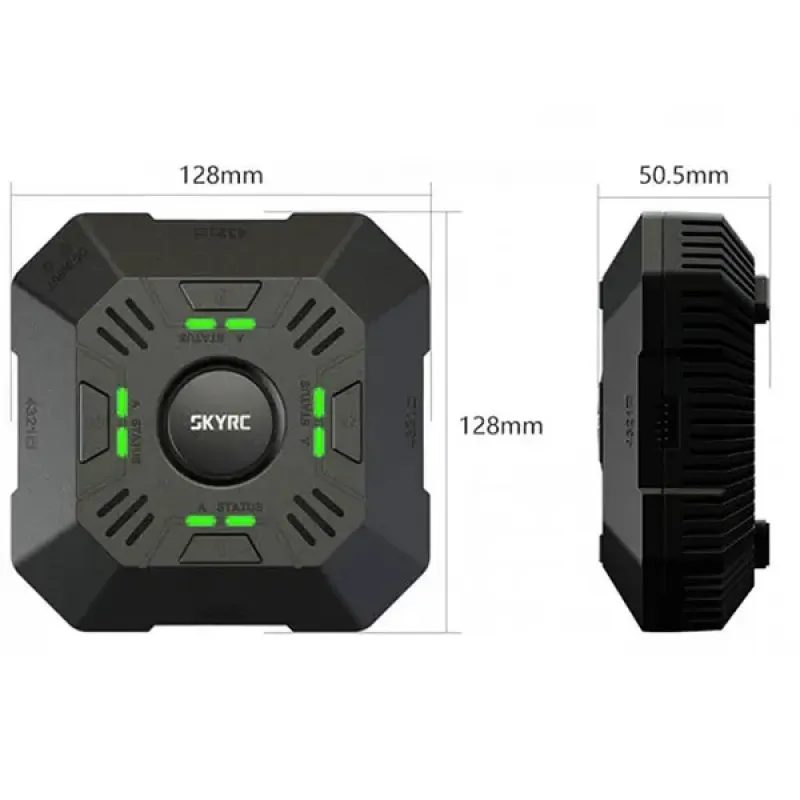 Зарядное устройство SkyRC E4Q Quattro 4x50W для 2-4S LiPo