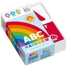 ABC rainbow. Англійська абетка