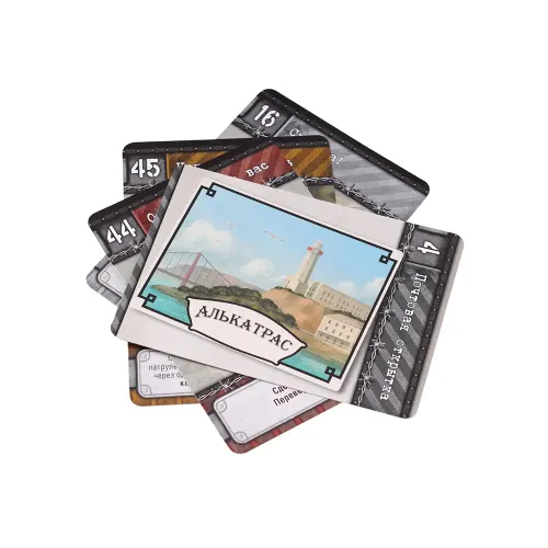 Настольная игра КвестМастер 7. Побег из Алькатраса (Deckscape: Escape from Alcatraz)