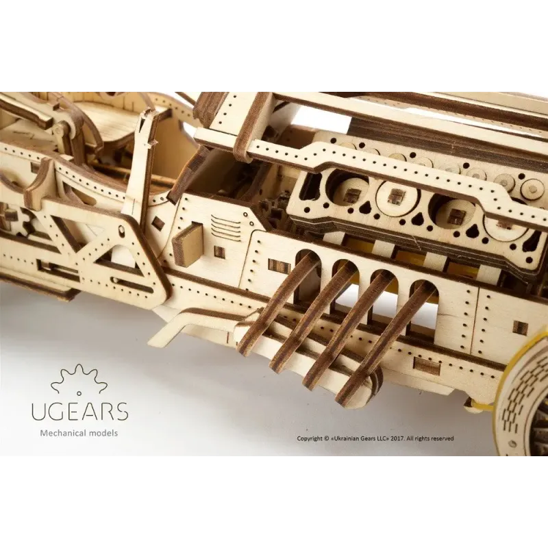 Трехмерный пазл Ukrainian Gears Спорткар U-9 Гран-при (70044)