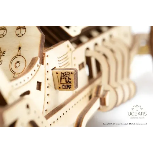 Ukrainian Gears Трехмерный пазл Ukrainian Gears Спорткар U-9 Гран-при (70044)