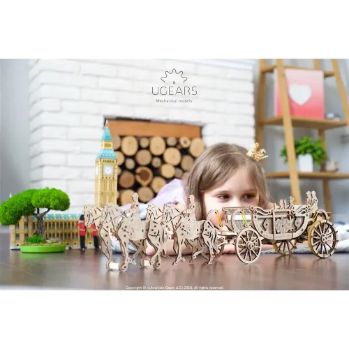 Ukrainian Gears Тривимірний пазл Ukrainian Gears Королівська карета (70050)