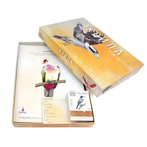 Настольная игра Крылья. Птицы Океании (Wingspan: Oceania) UA