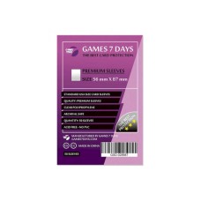 Протектори для карт Games7Days (56 х 87 мм, Standard USA, 50 шт.) (PREMIUM)