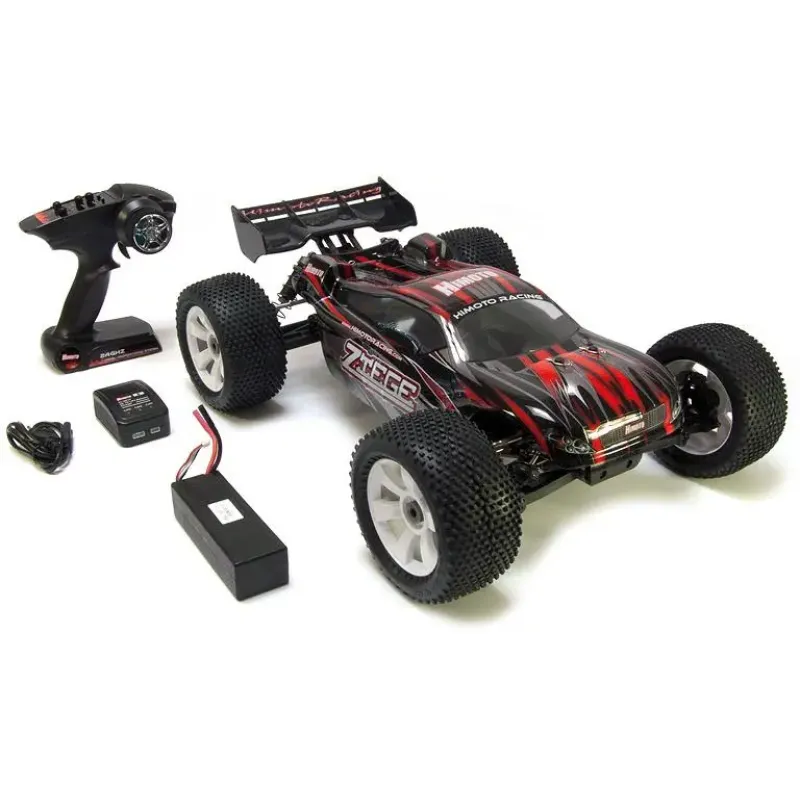 Трагги Himoto Ziege Brushless 2.4GHz с бесколлекторным двигателем (красный) (HIM-MegaE8XTLr)