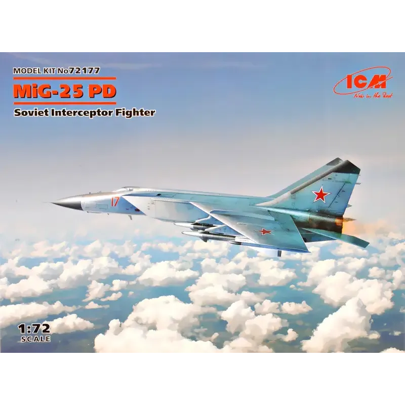 Сборная модель самолета МиГ-25ПД, Истребитель-перехватчик 1:72