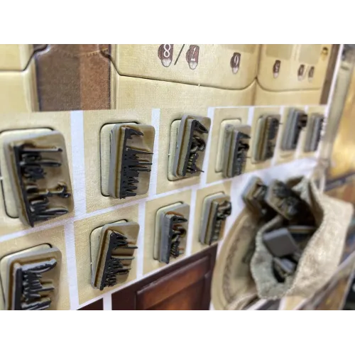 Игровые элементы Таверни Тіфенталя. Набір преміальних токенів підписів (40+4 шт.)