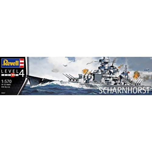 Флот Линкор "Scharnhorst" 1:570