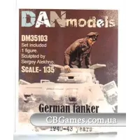 Немецкий танкист. Эвакуация из подбитого танка. 1940-43 гг. набор №3 (DAN35103) Масштаб:  1:35