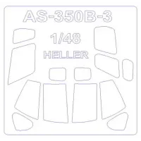 Маска для вертолета AS 350 B3 "Everest" (Heller) 1:48
