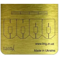 Стабилизаторы для японских авиабомб 800 кг Туре 99, 2 шт 1:48