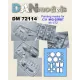 Маска для модели самолета МиГ-25РБТ (ICM) 1:72